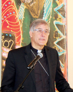 Bishop Joseph Kopacz welcomed the sisters who attended the program.