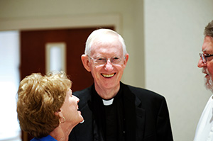 Msgr. Michael Flannery, who is retiring in 2016, celebrated his 50th anniversary of priesthood in June, 2014. 