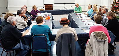 Lay Ministers from across the diocese met to discuss their ministry and future formation opportunities Dec. 2-3. 