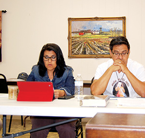 WINONA – Maribel and Juan Melo, members of the Cathedral of St. Peter the Apostle, are part of the diocesan organizing team of the V Encuentro, representing the Christian Family Movement. The first meeting for this process was held at Sacred Heart Mission on Saturday, June 4. (Photo by Elsa Baughman)
