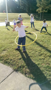 The students got to try hula hoops and root beer floats. (Photos courtesy of Laura Grisham)