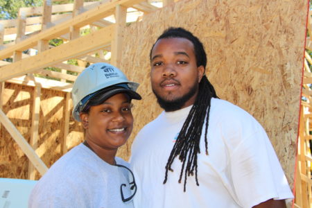 Homeowners Ariel and Chris Jones have worked on other Habitat houses to earn ‘sweat equity.’