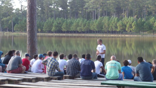 Lake Forest Ranch in Macon provided a beautiful backdrop for presentations and reflections.