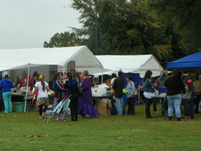 The parish picnic draws many families. (File Photo courtesy of the parish)