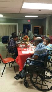 Jackson Holy Family hosted a fish fry and bingo night for local seniors as part of an ecumenical outreach ministry. 