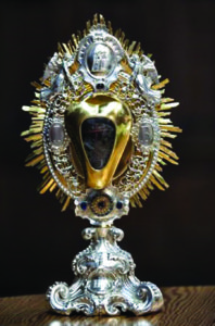 The reliquary containing the heart of St. John Berchman is set to visit the Diocese of Shreveport. 