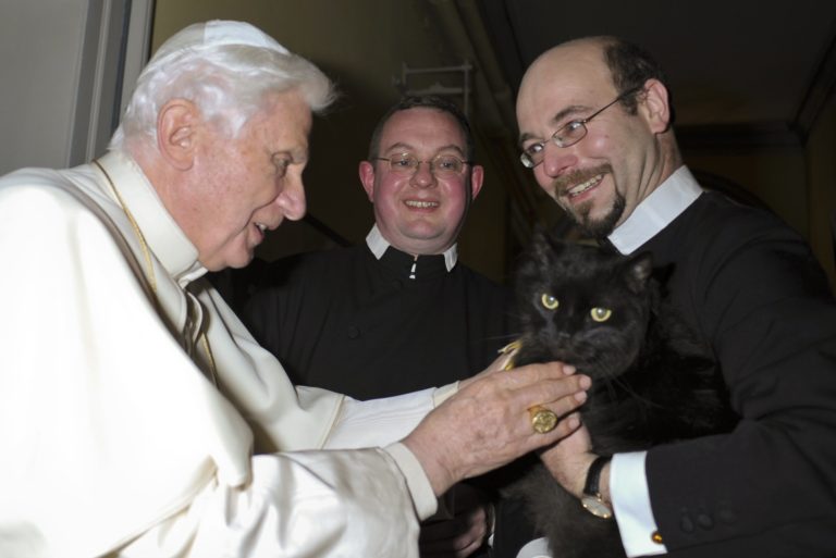 German pope made no secret of his love for cats - Mississippi Catholic