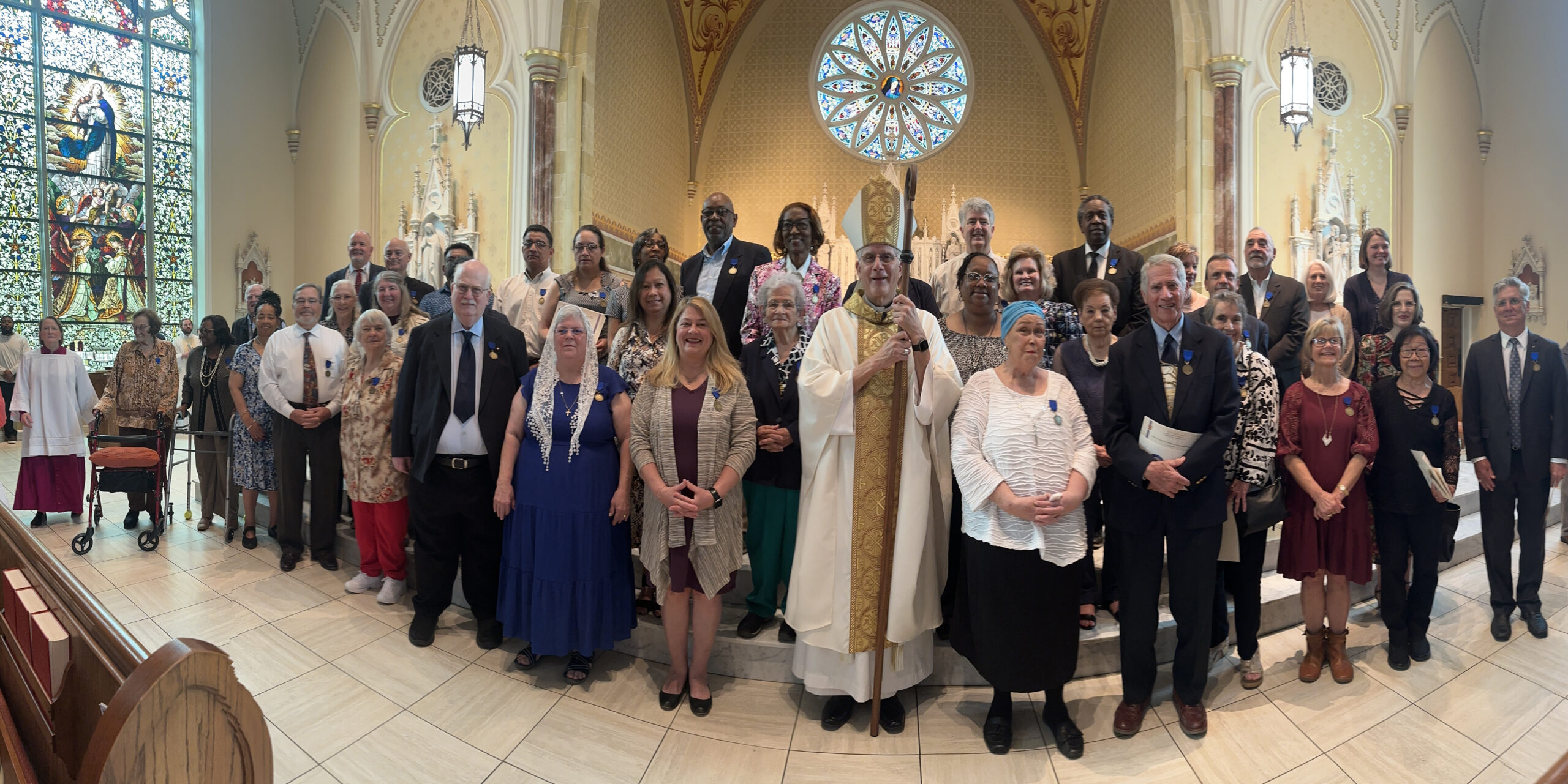Parishioners honored for service with Bishop Chanche Medals