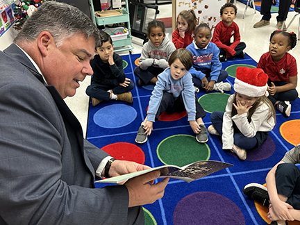 NCEA president highlights joy, faith during school visits across the diocese