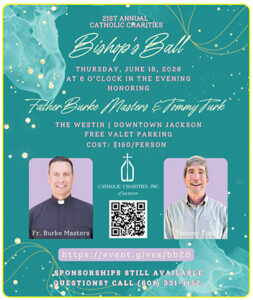 Catholic Charities to honor Father Burke Masters, Tommy Turk at annual Bishop’s Ball